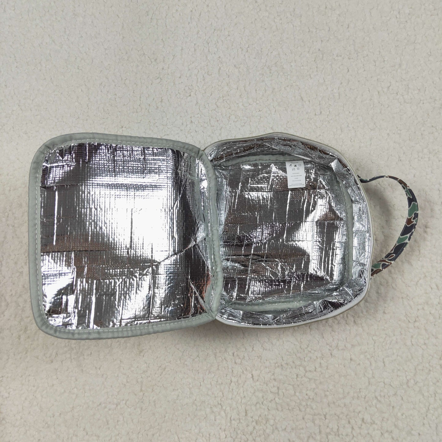 duck print camo lunch box
