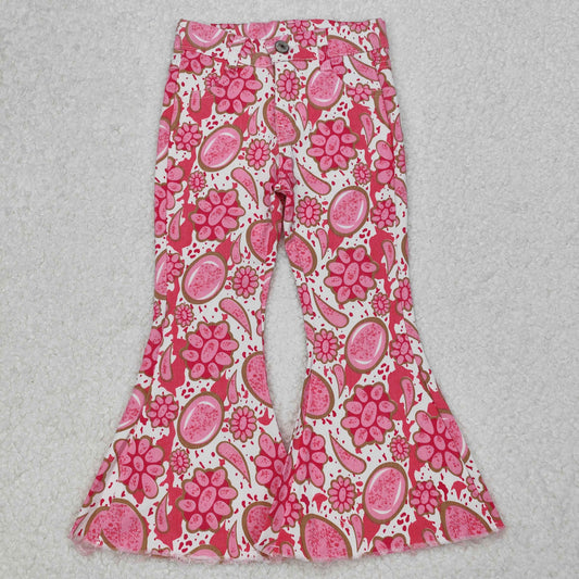 pink turquoise girl jeans