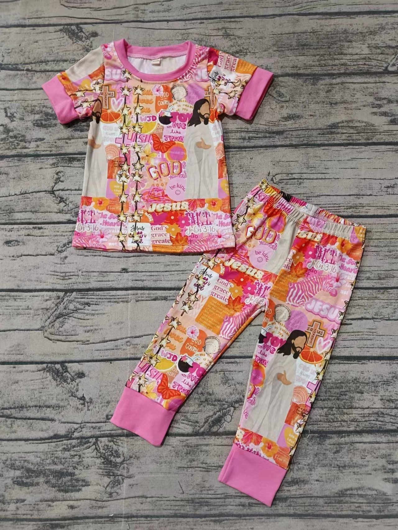 TAT 6-7 weeks MOQ 5 Girl Pant Lounge Set