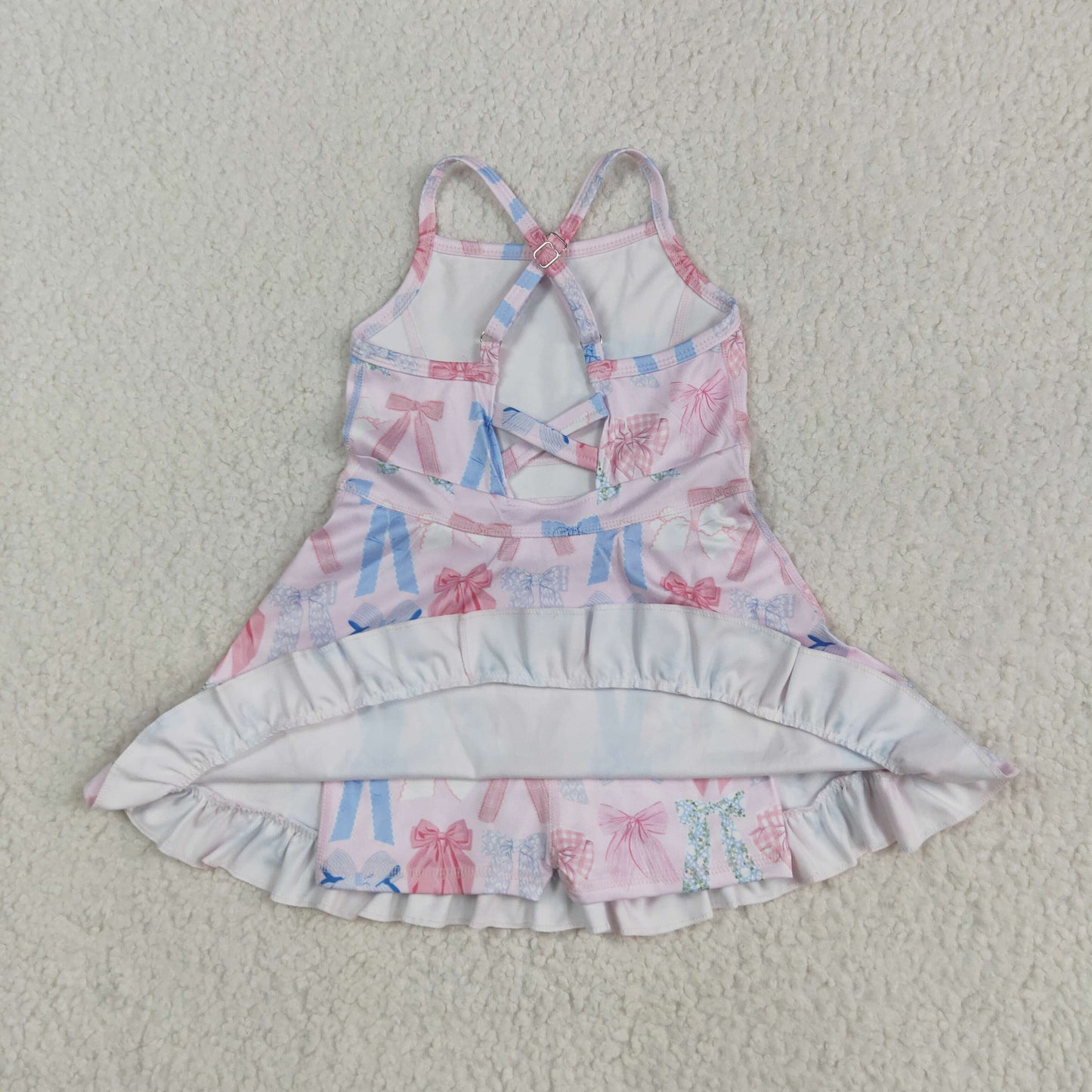 colorful bow athletic dress