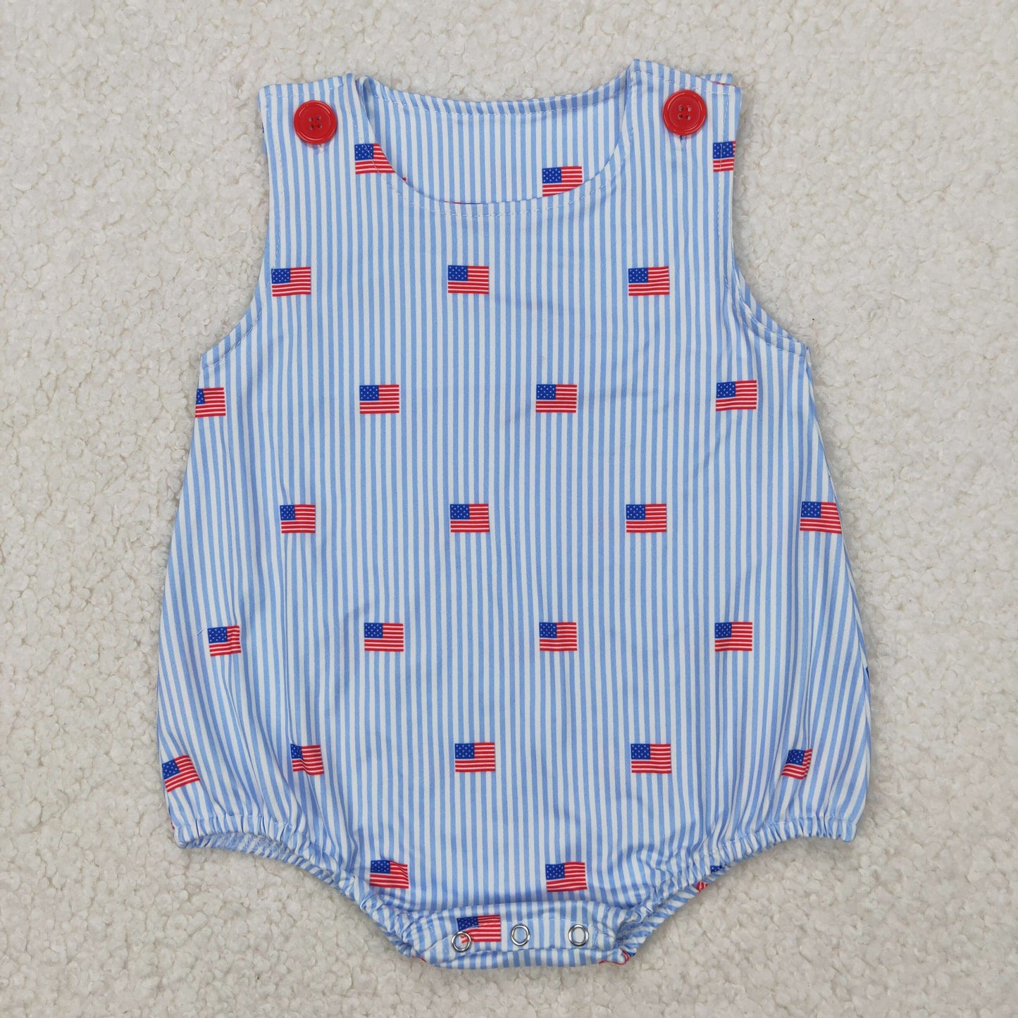 4th of july blue stripes flag tank bubble boy