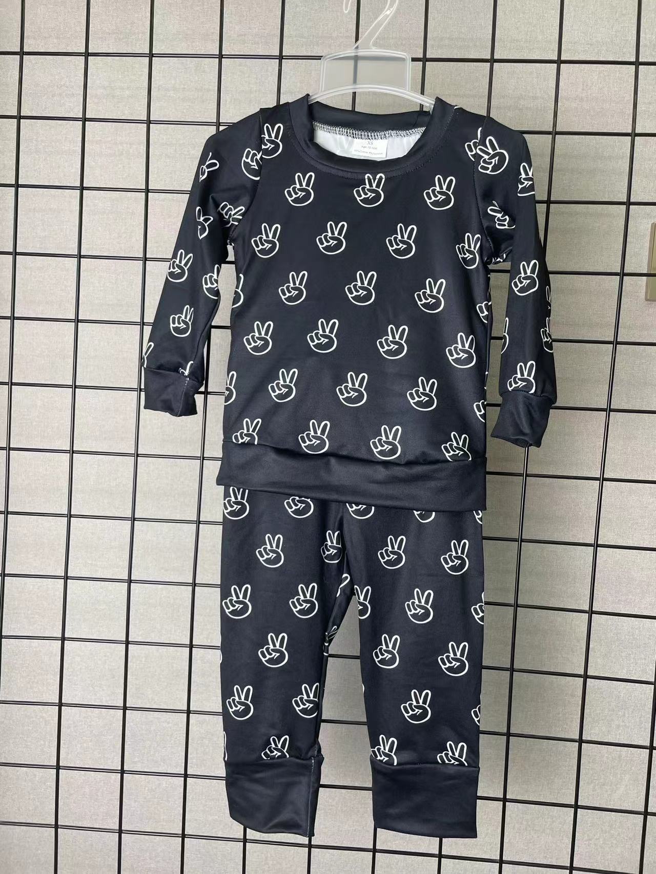 black good vibes boys outfit