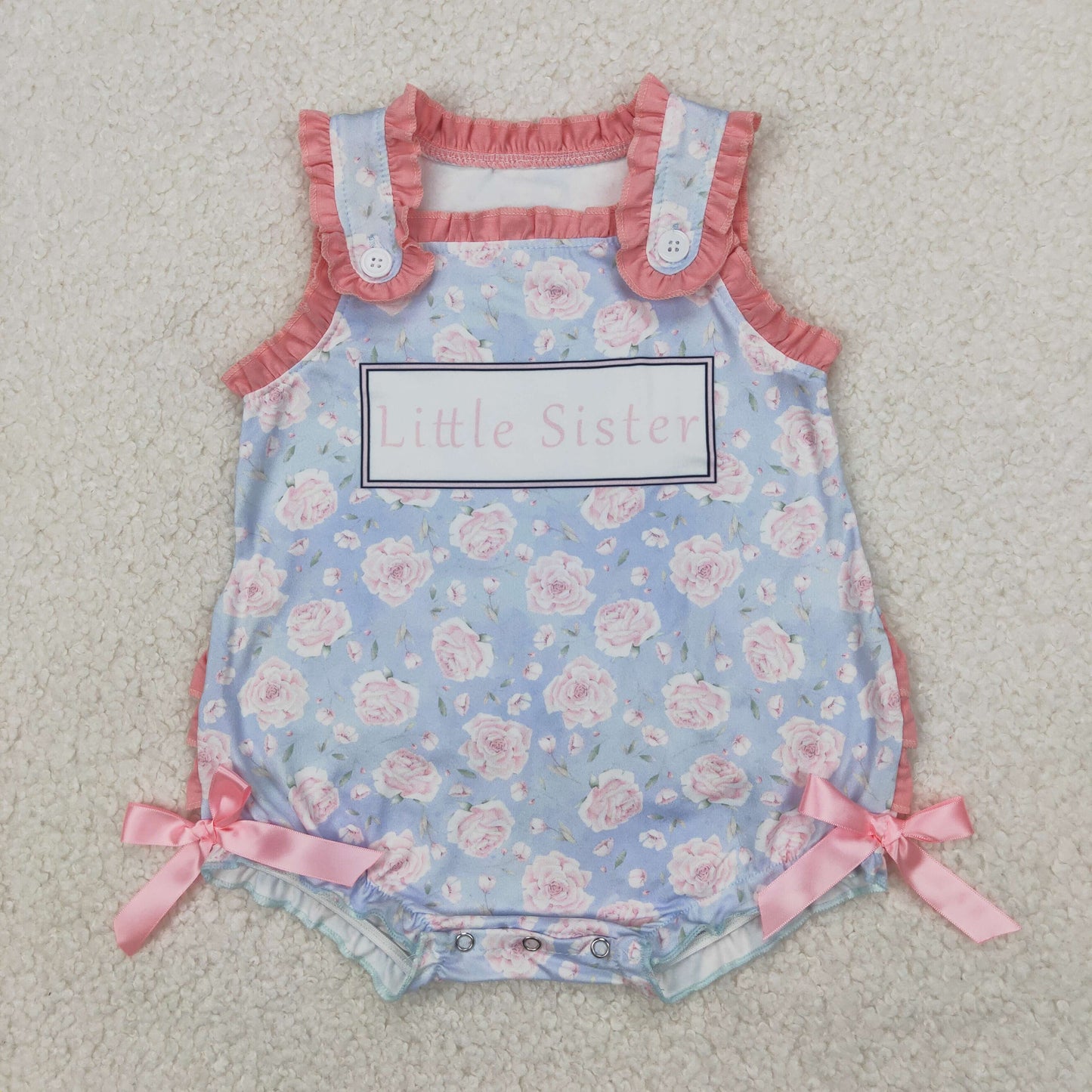 little sister print floral bubble