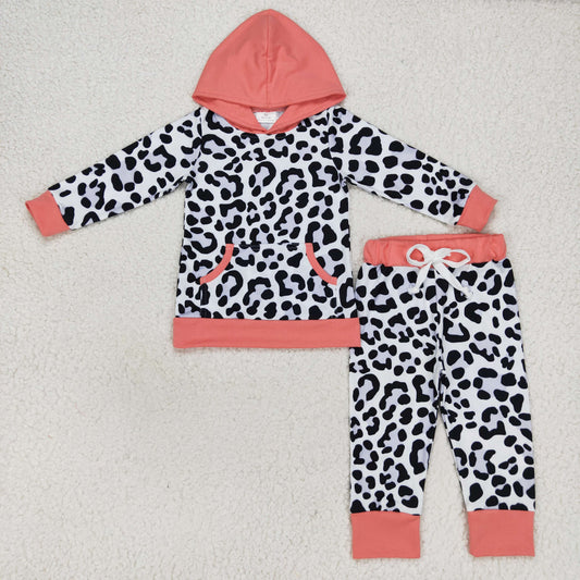 leopard hoodie outfit girls fall clothing