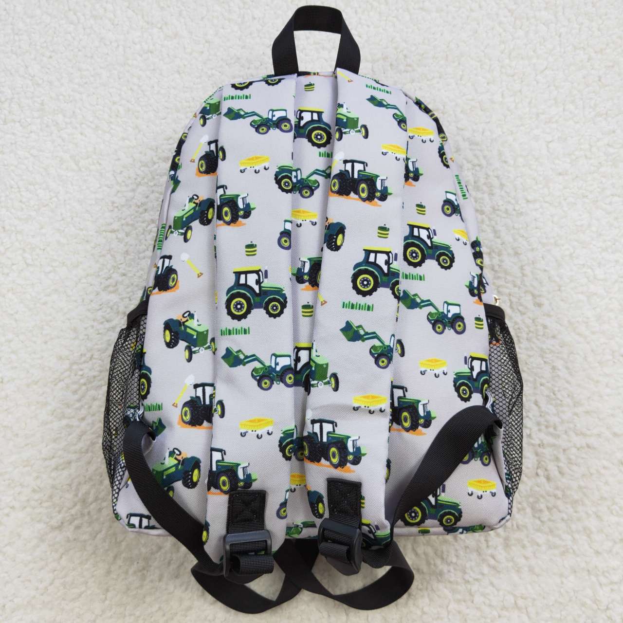 Farm tractor print backpack kids bag