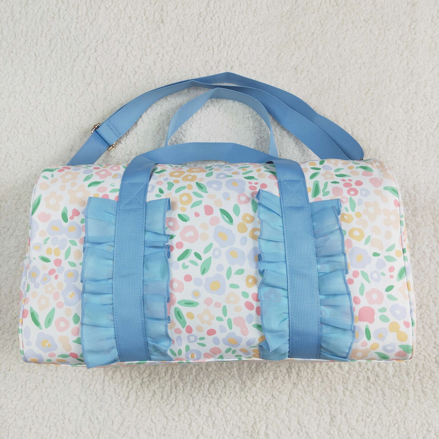 colorful floral duffel & gym bags