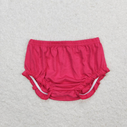 cotton sold hot pink bloomer baby underwear