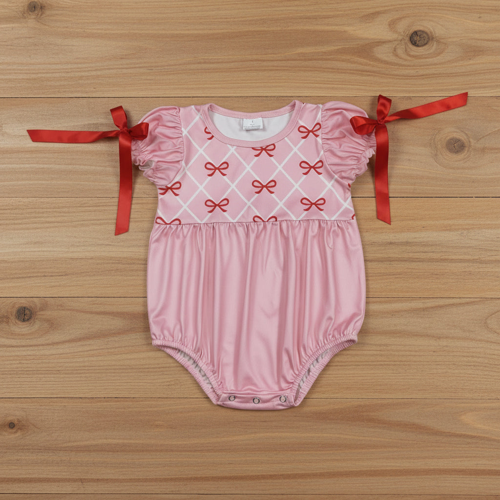 coquette print pink bubble