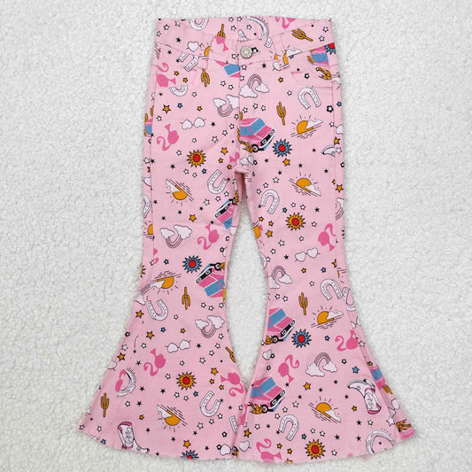 wrangler and barb*e pink jeans