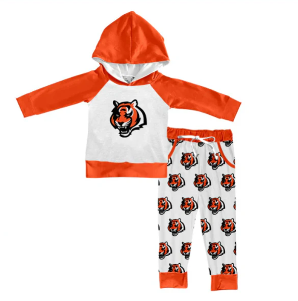 NO MOQ CLOSE 2025 25th Aug team tiger boy hoodie outfit