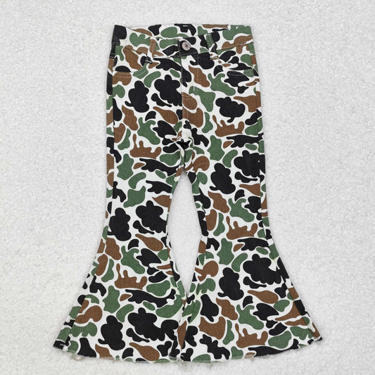 camo denim pants girl jeans