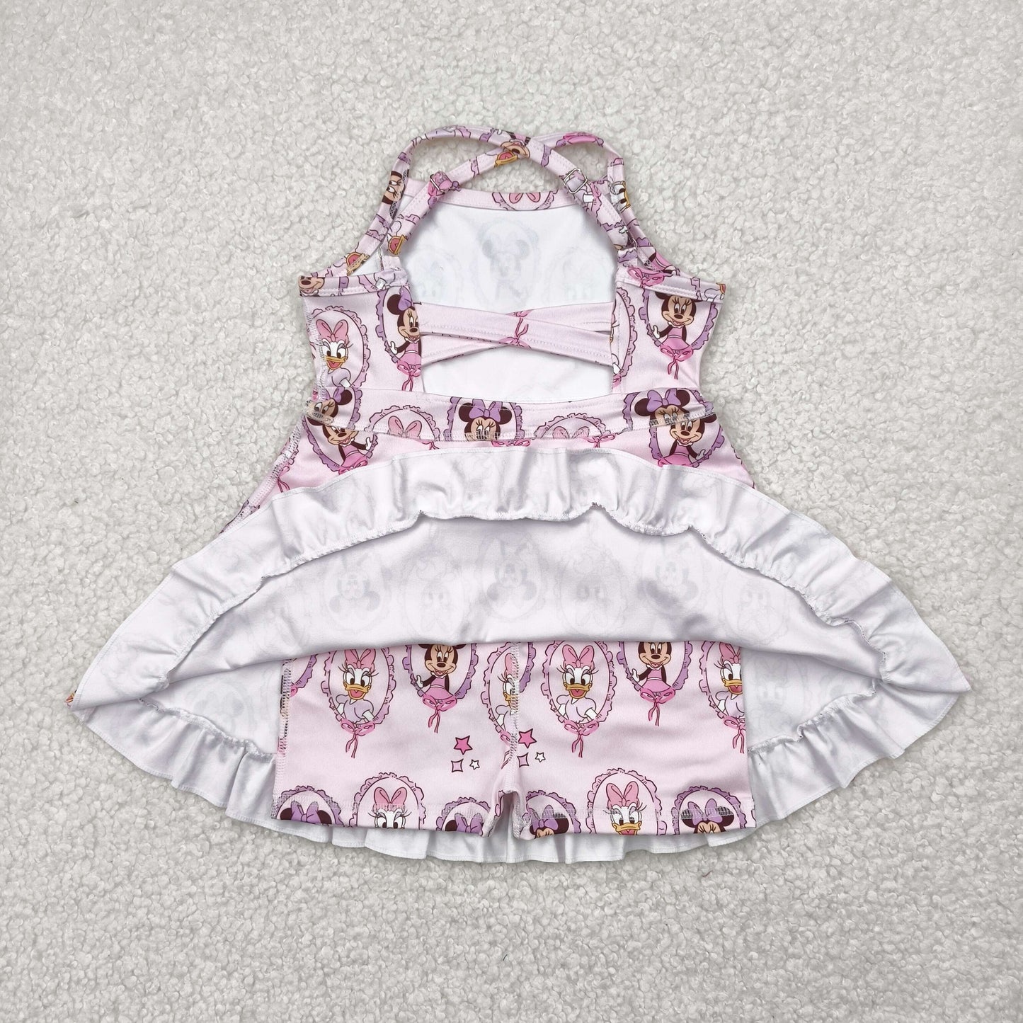 cartoon mouse duck athletic dress