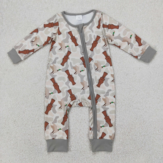 long sleeve camo duck call zip sleeper