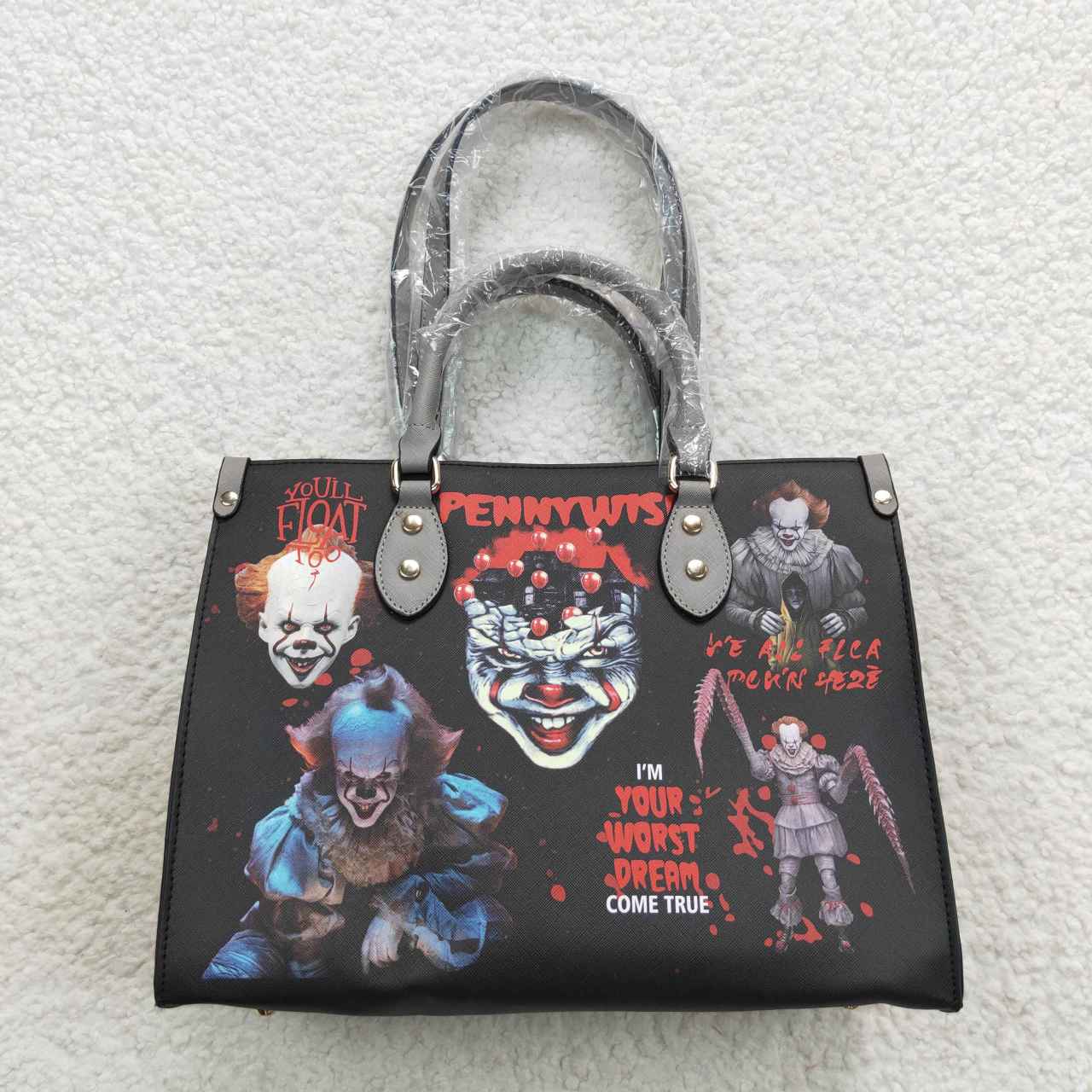 halloween kids messenger tote bag