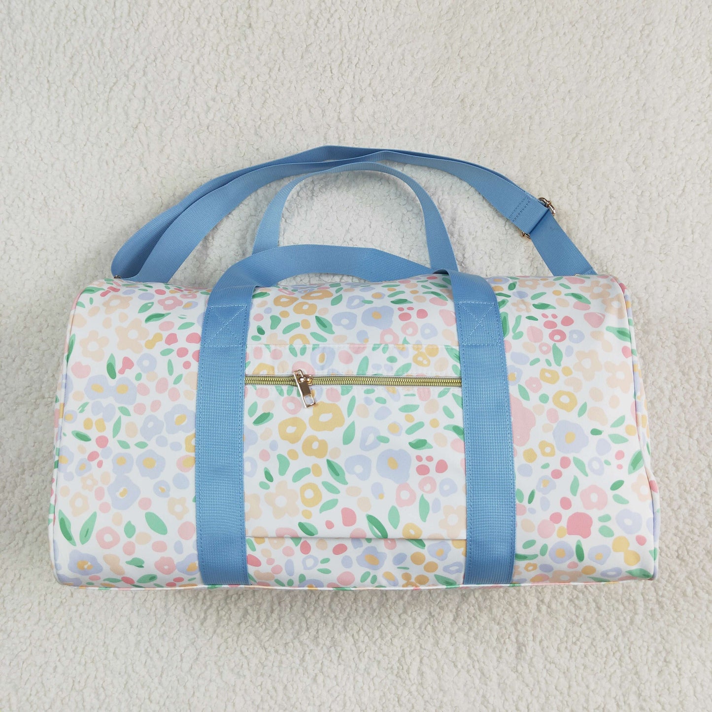 colorful floral duffel & gym bags