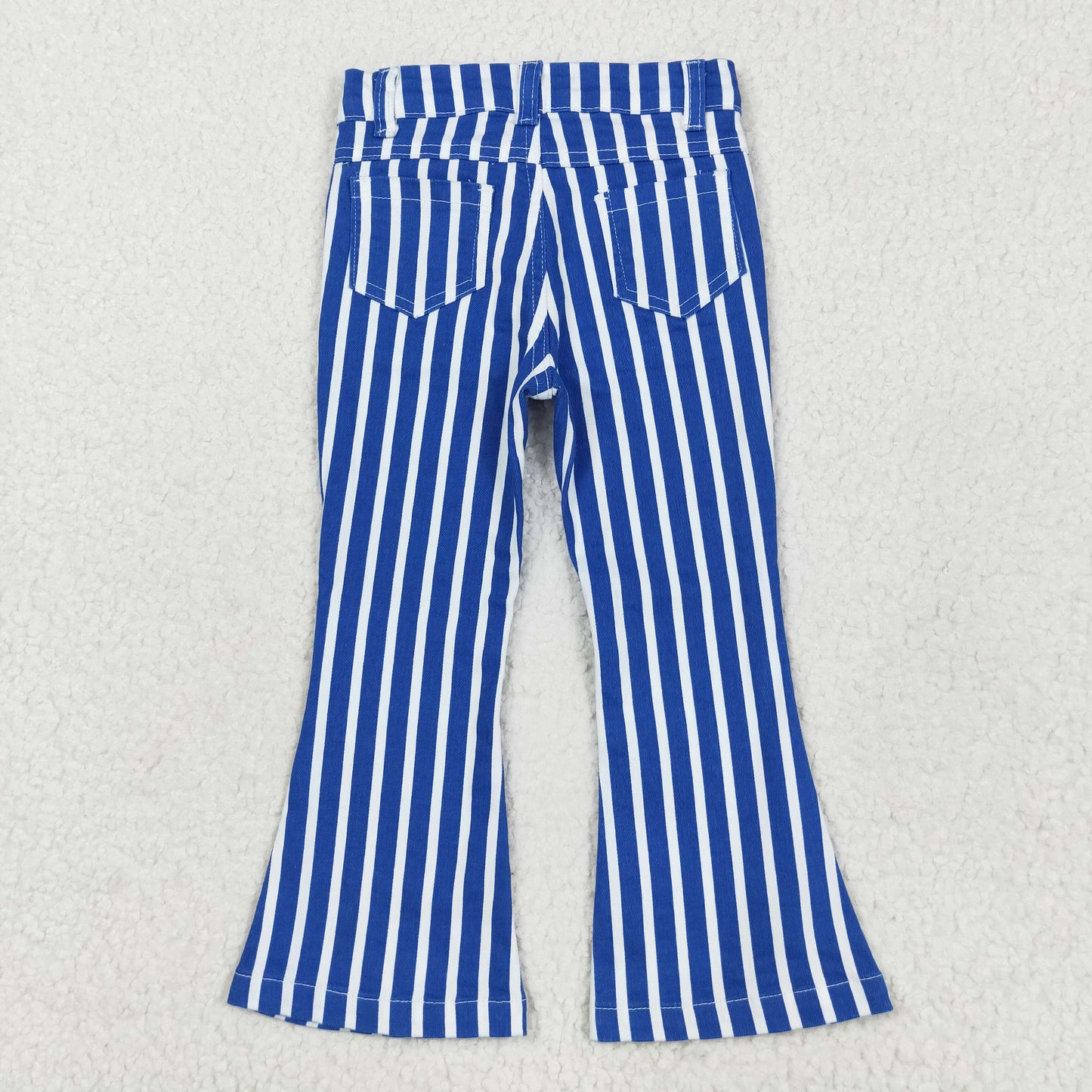 blue stripes girl jeans