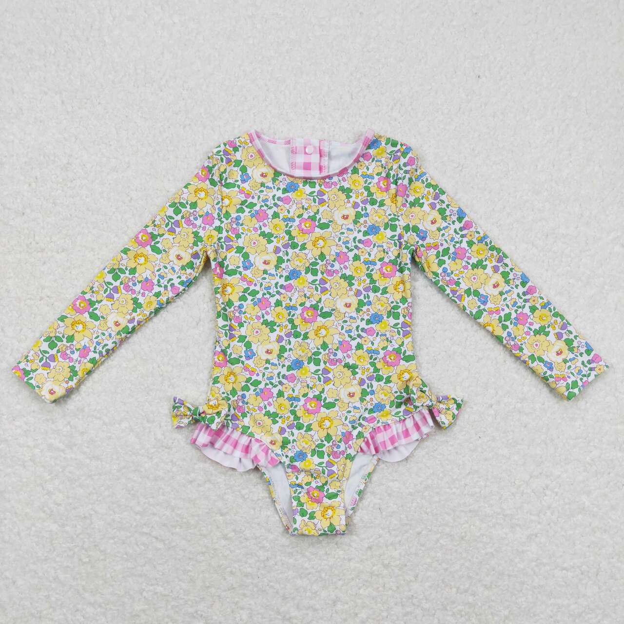 girl rash guard swimsuit 1pc swimwear