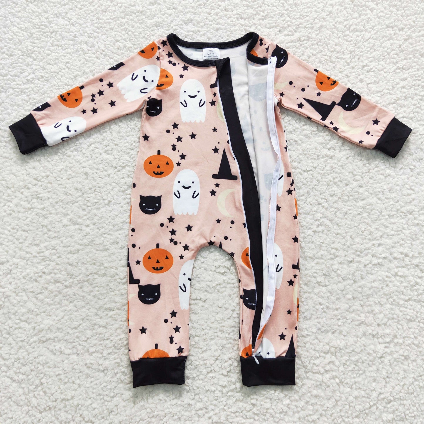 Toddler baby boy halloween sleeper holiday kids clothing