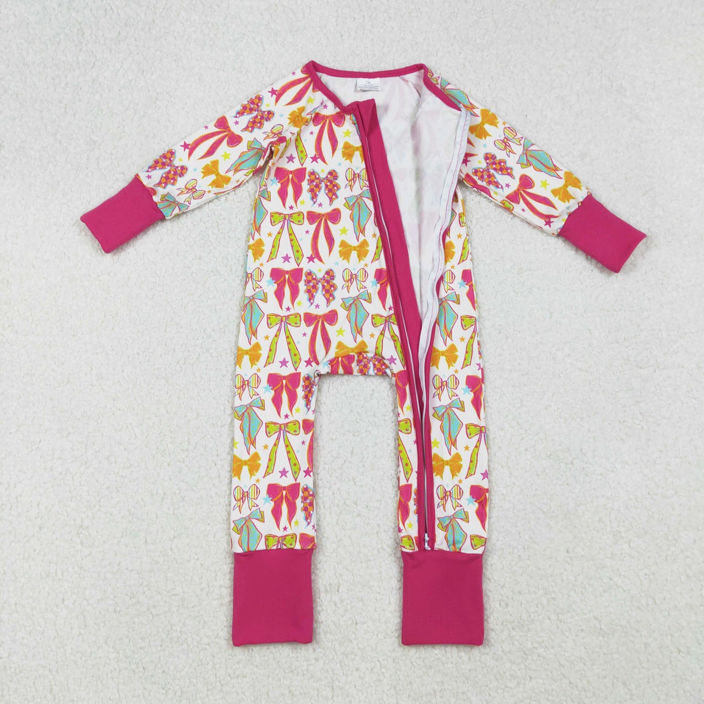 cow coquette zipper sleeper