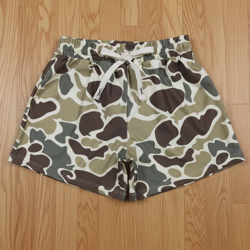 baby boy camo trunk kids swimsuit
