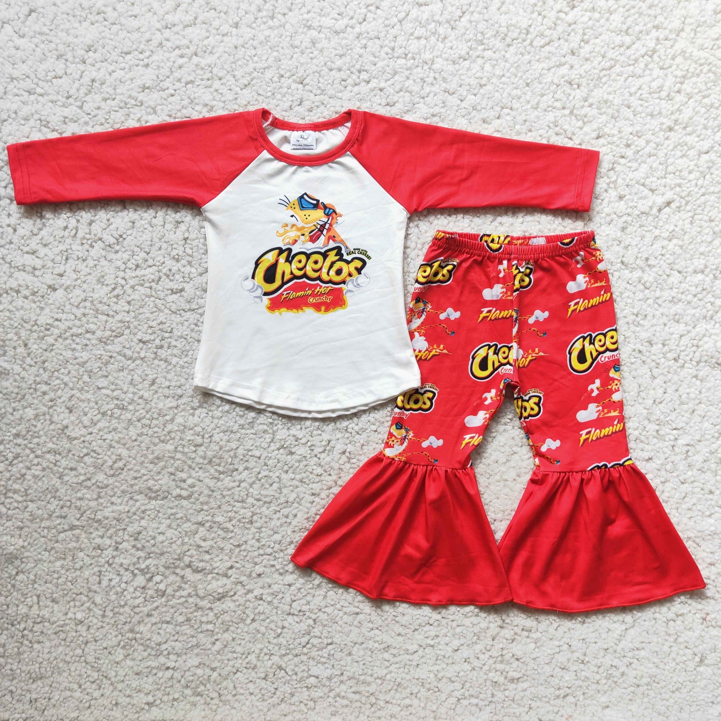 girl cartoon legging set