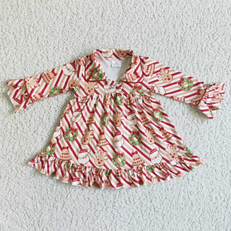 kids christmas pajama dressing gown