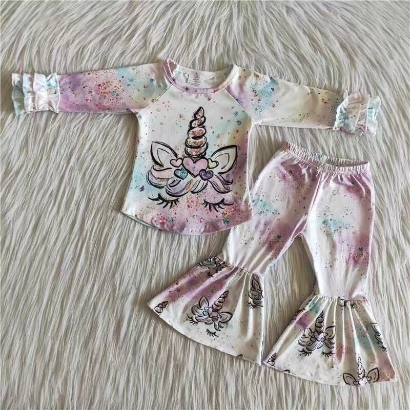 Girl Unicorn Pants Set