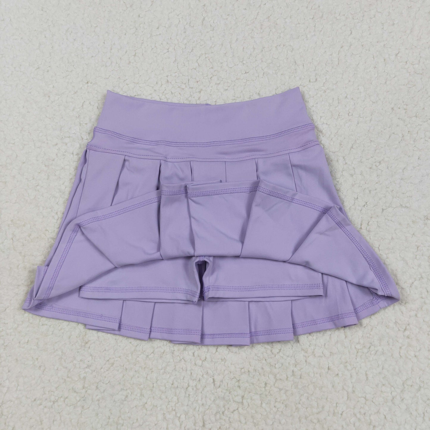 Girl Pleated Cheer Skirts Cheerleader Skirt Lavender