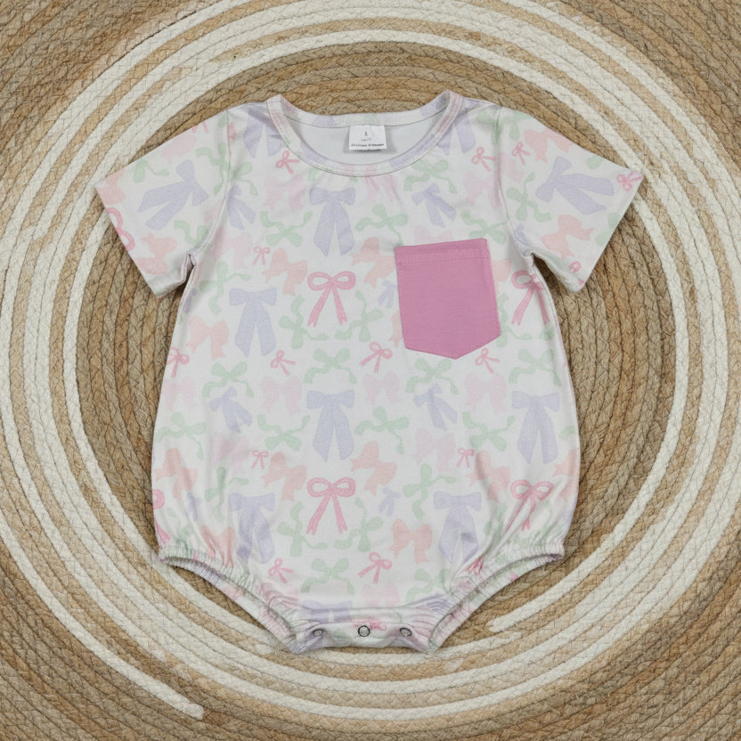 colorful coquette bubble baby clothes