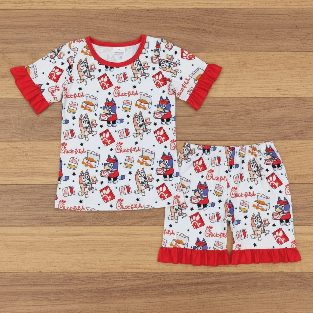 blu*y girl shorts pajamas