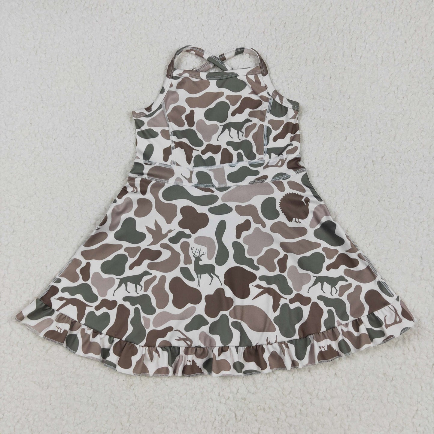 camo strap athletic dress