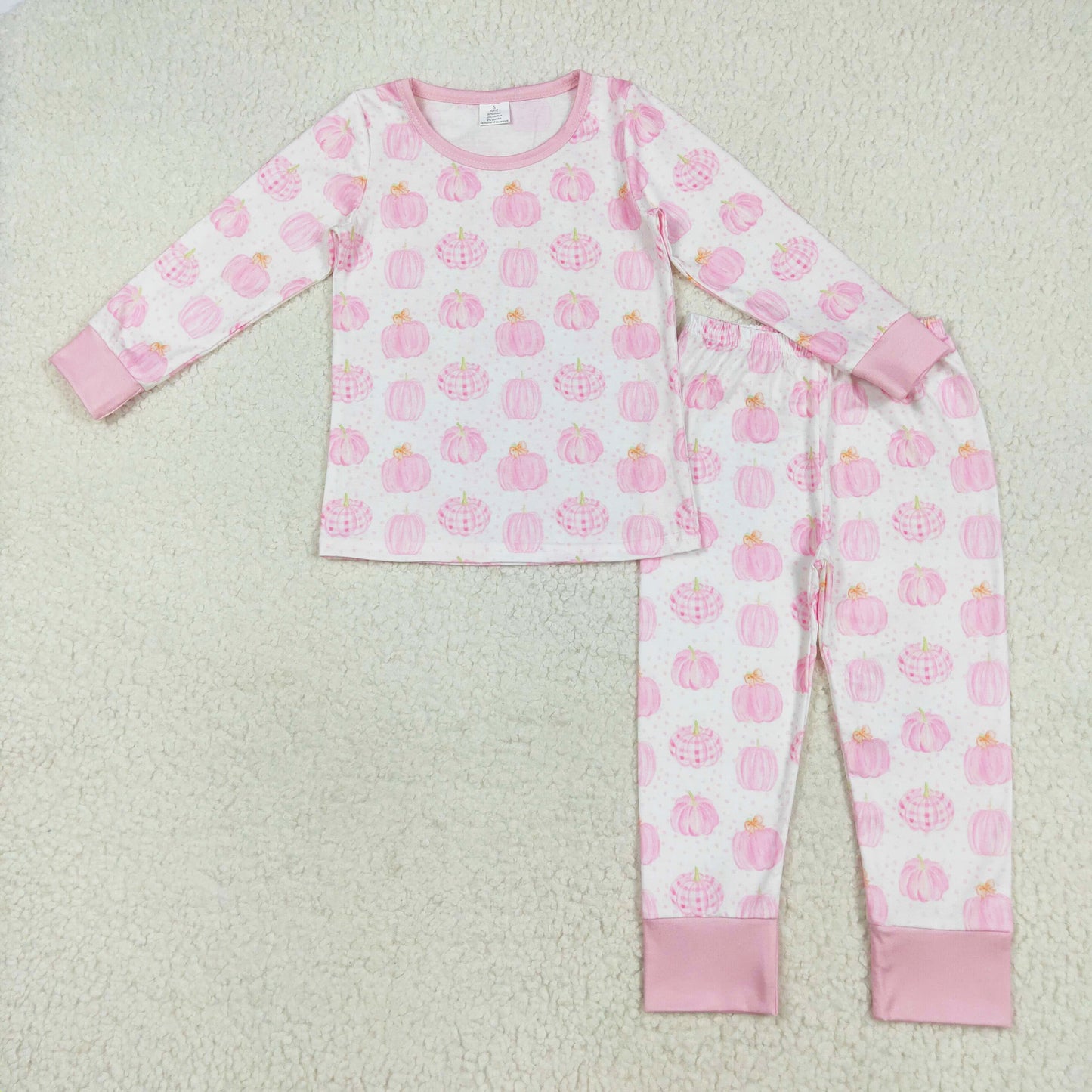 pink pumpkin two pieces lounge set