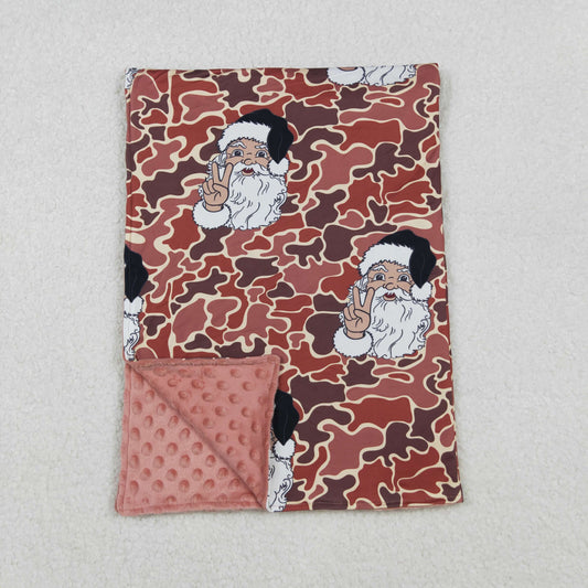 camo with santa baby blanket for Christmas