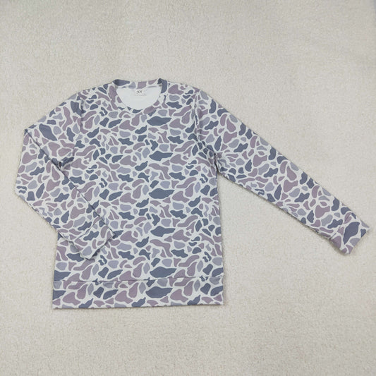 adult athletic camo pullover woman clothes