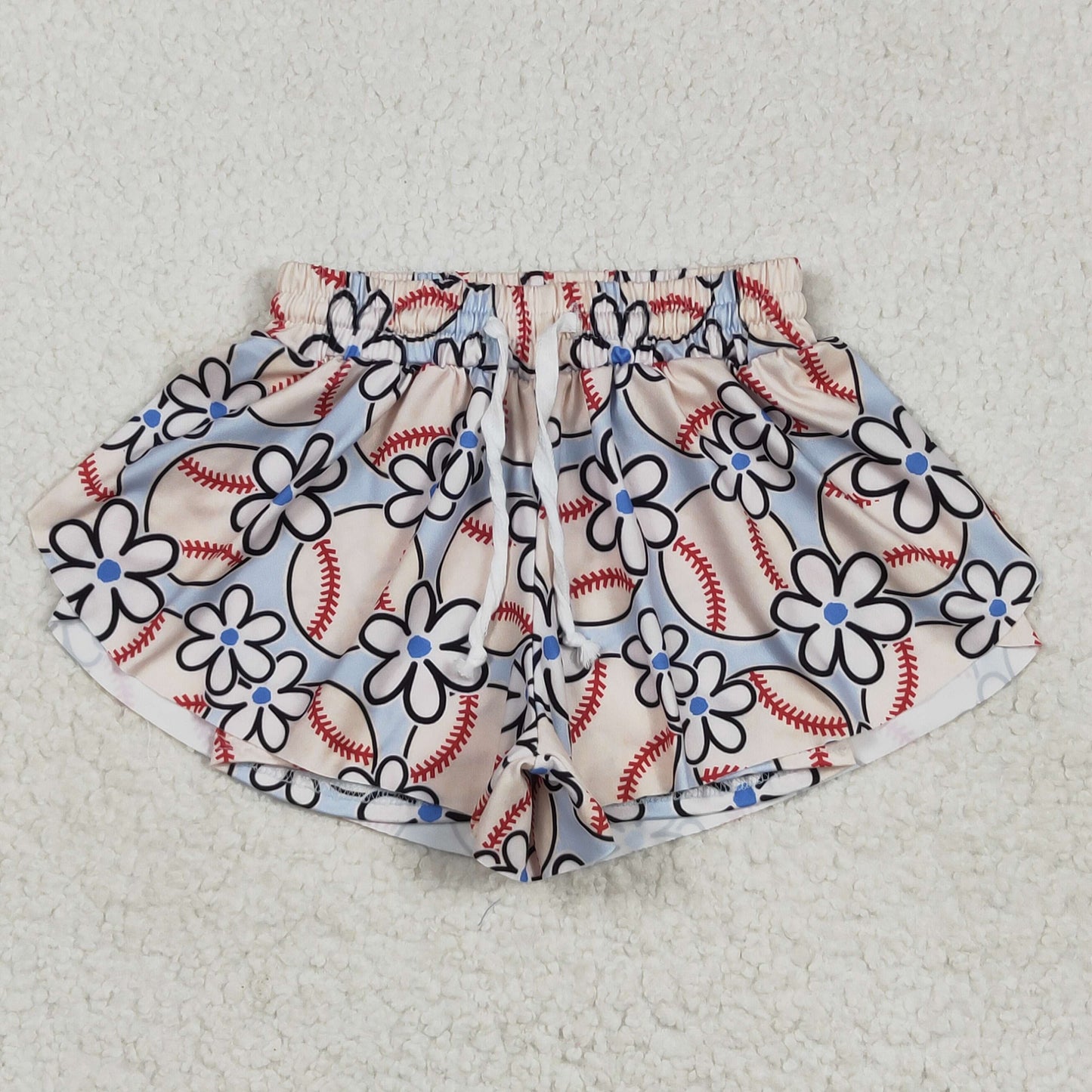 baseball shorts butterfly shorts