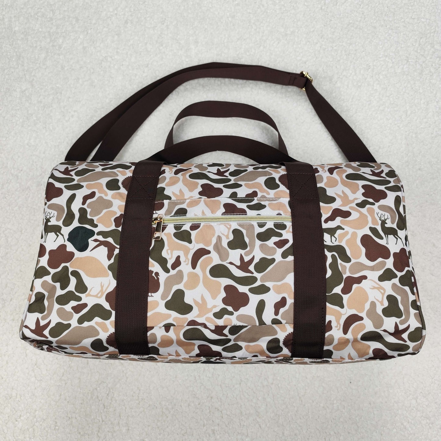 hunting camo duffel & gym bags