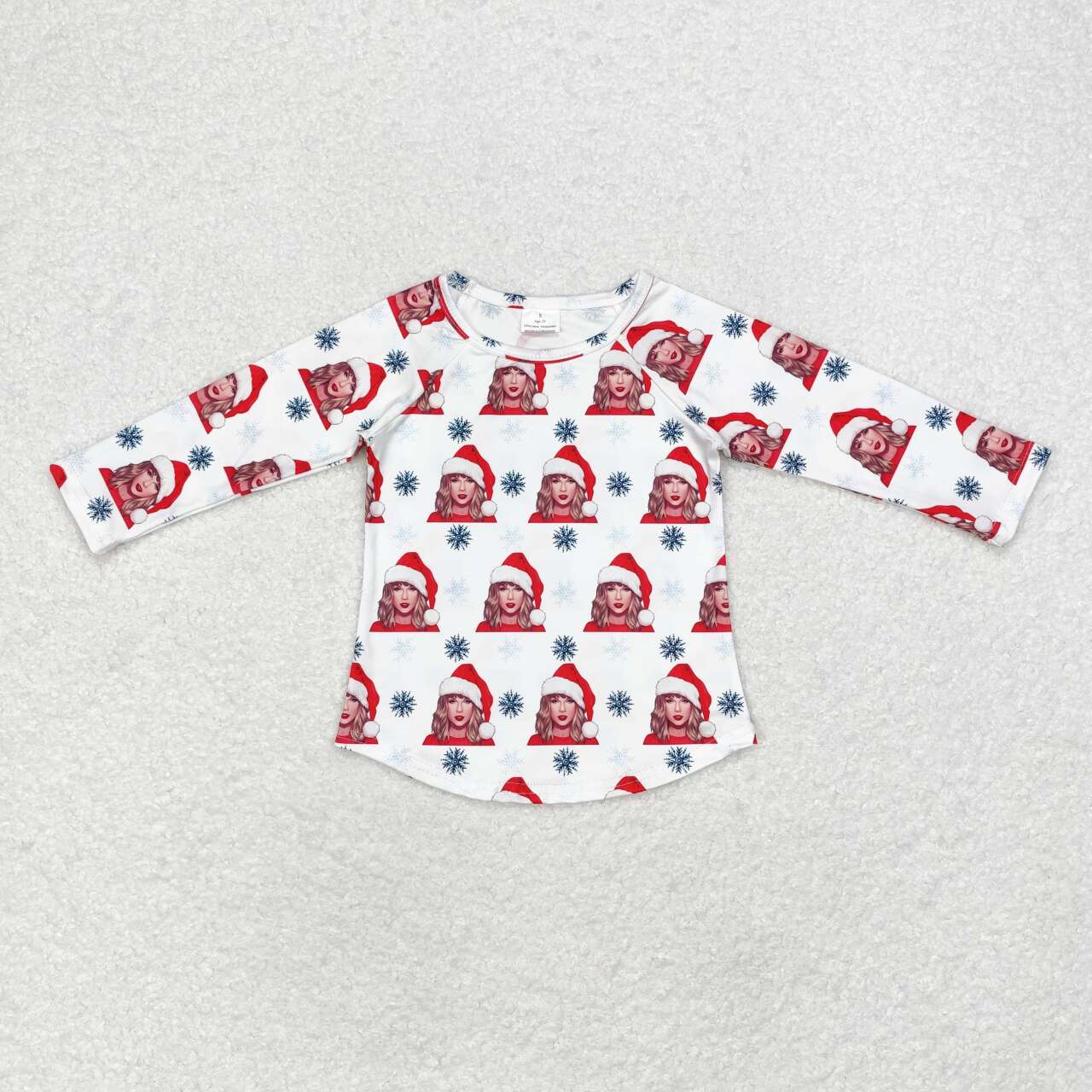 santa taylor shirt Christmas girl top clothes