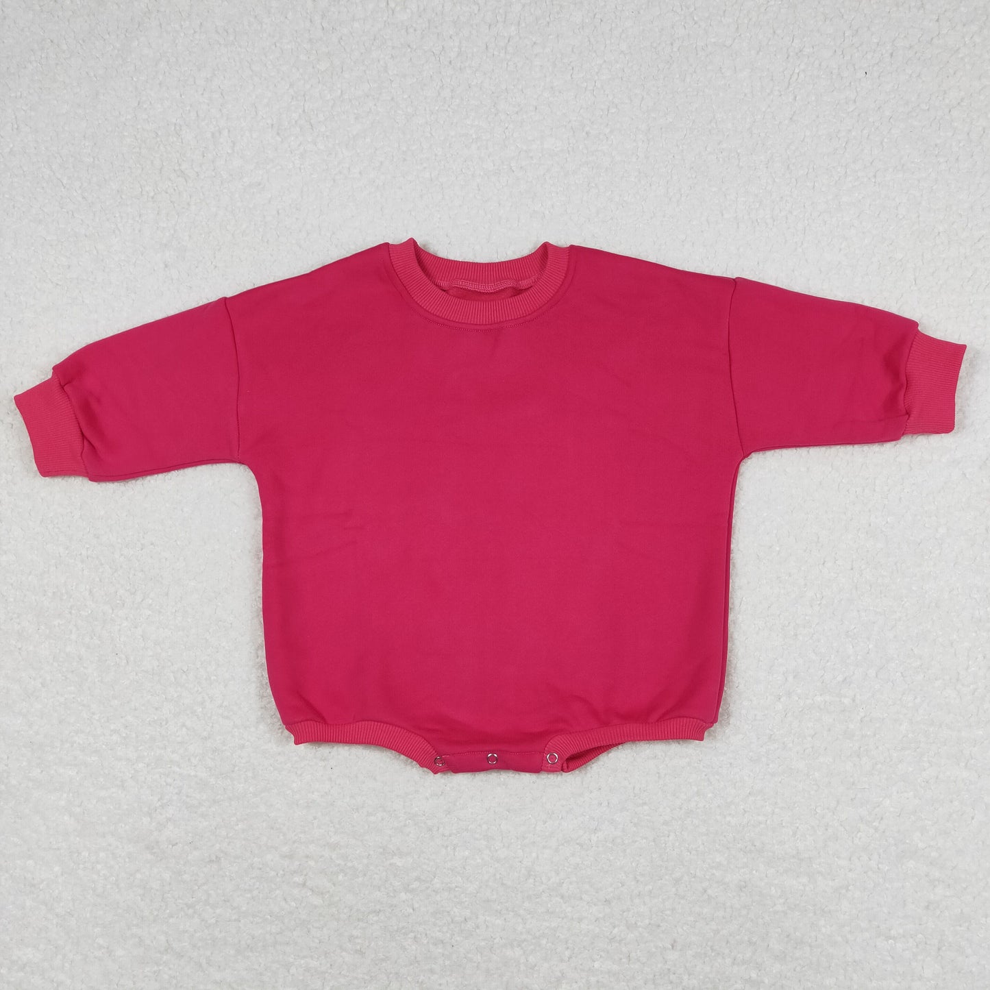 thick long sleeve solid color sweater bodysuit baby clothes
