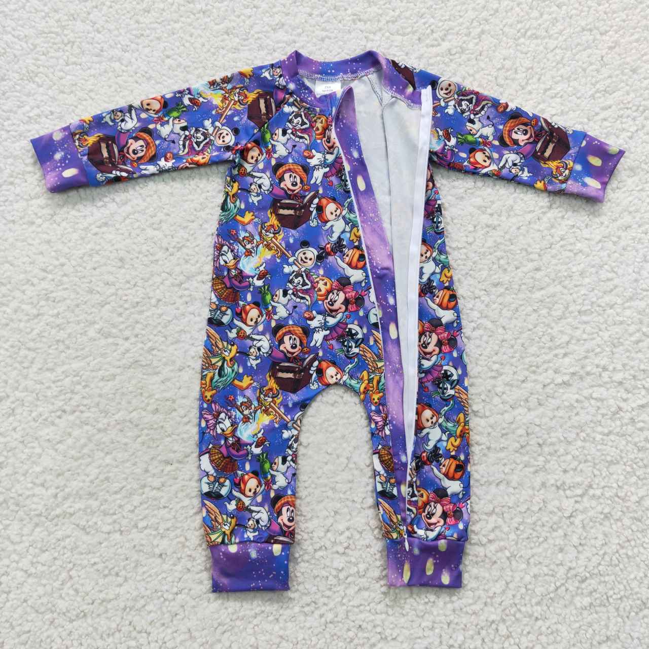 Cartoon print baby sleeper