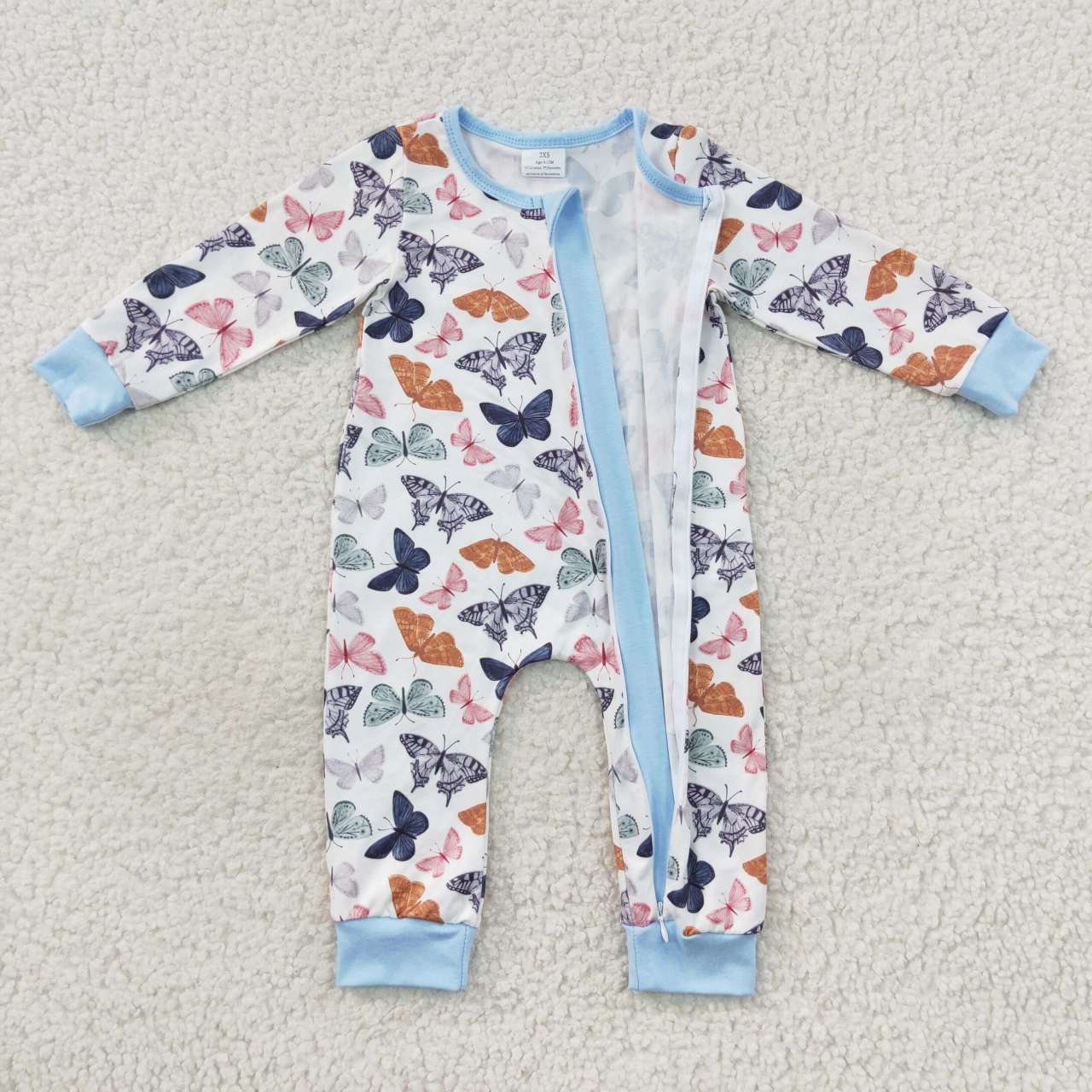 Butterfly print baby sleeper