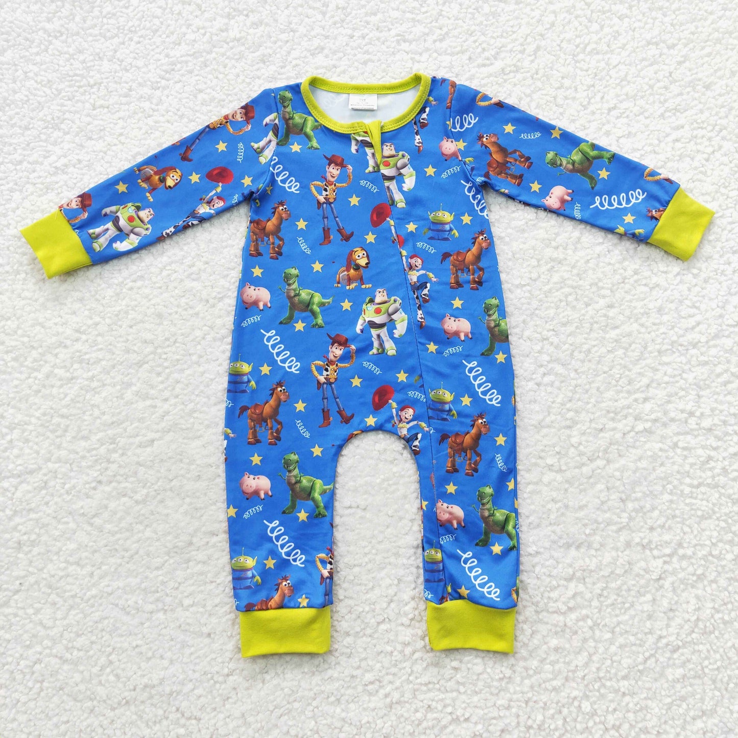 Toy story cartoon sleeper zipper PJs