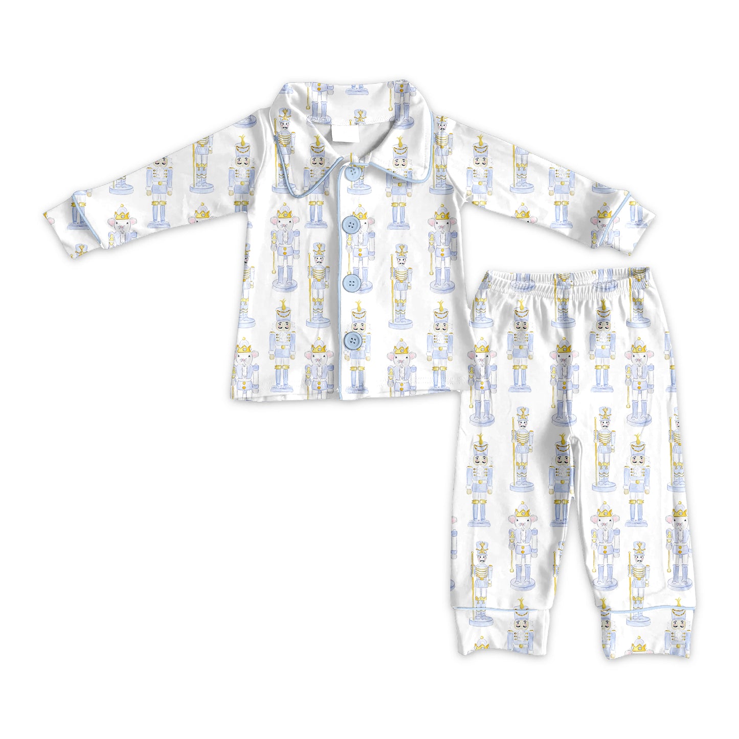 Pre order nutcracker button down pajama set