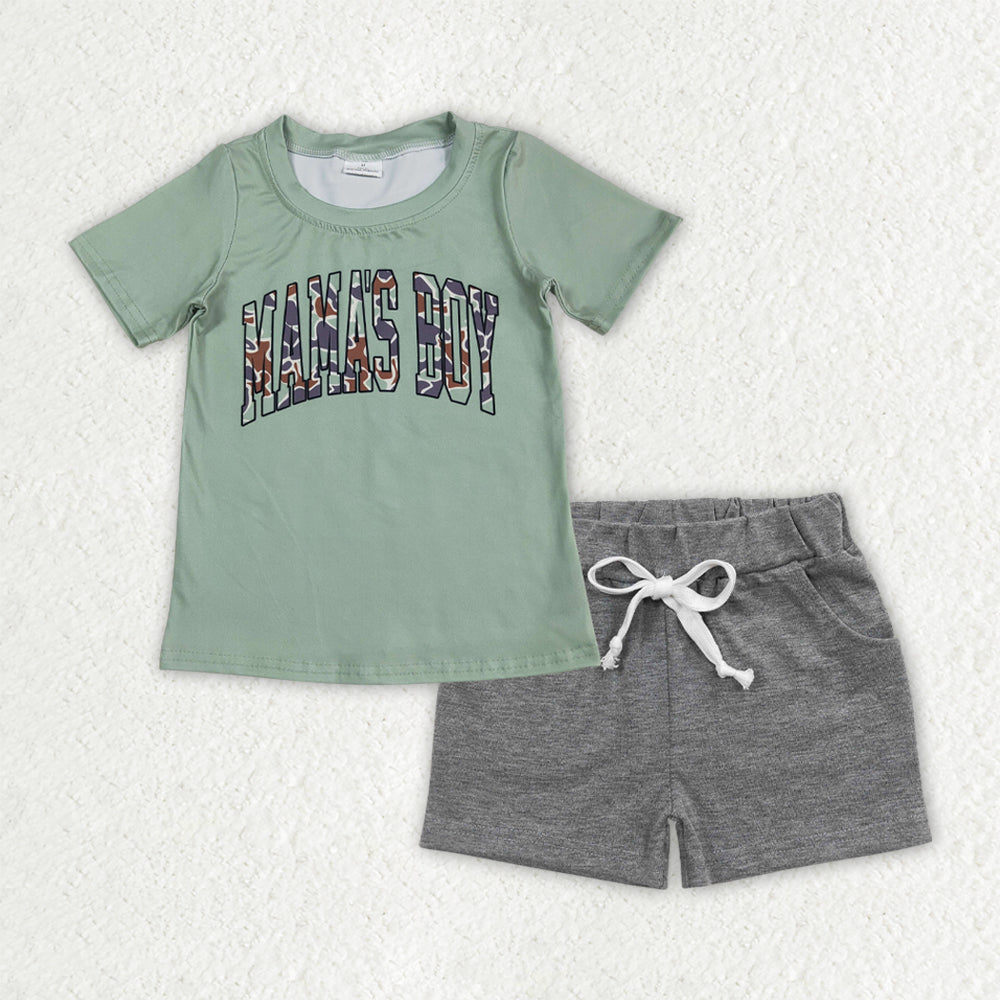 mama's boy shorts set