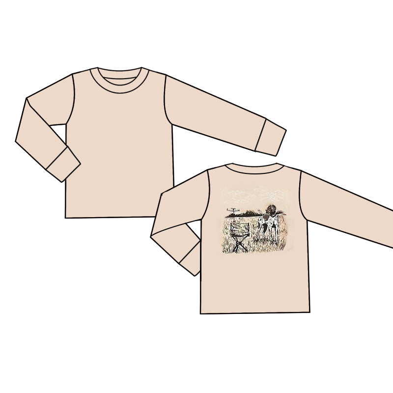 pre order boy long sleeve pullover shirt