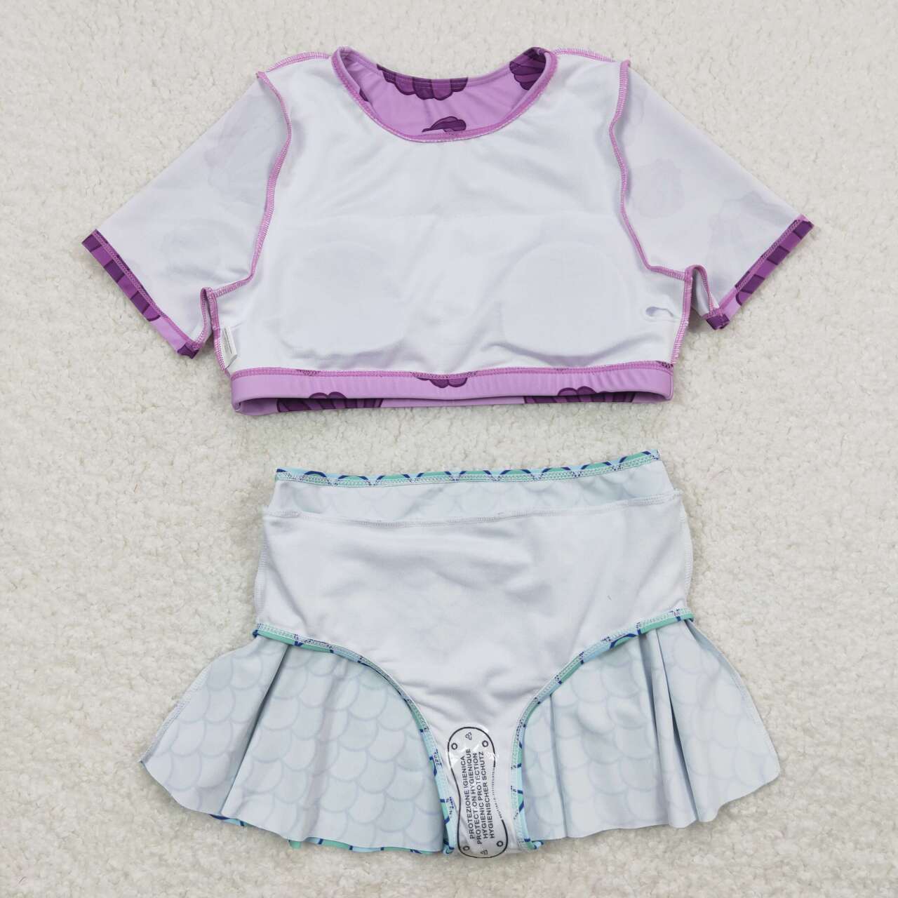 girl mermaid two piece swimsuit