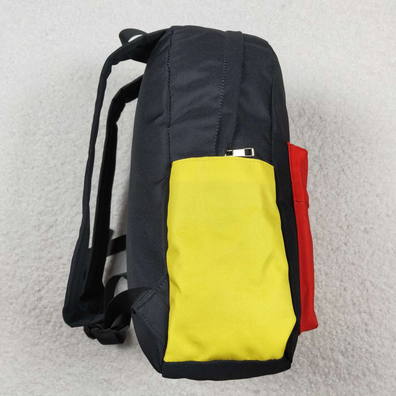 red black yellow kids backpack