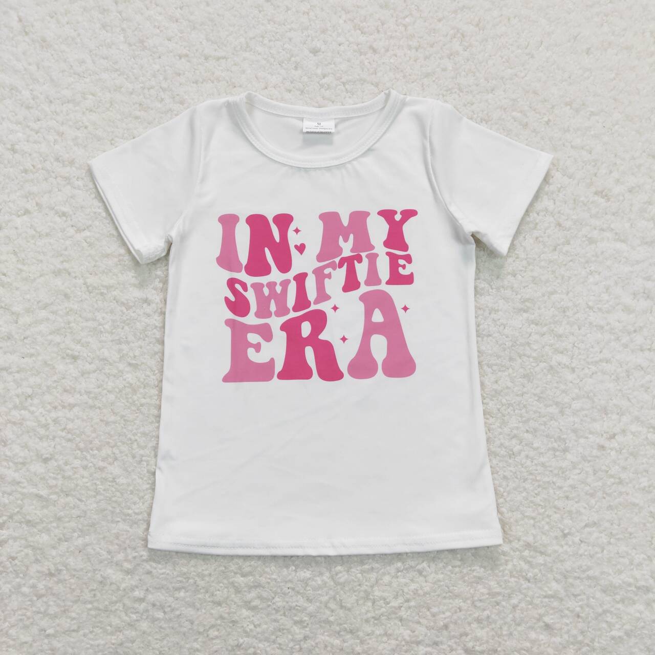 in my swiftie girl white tee