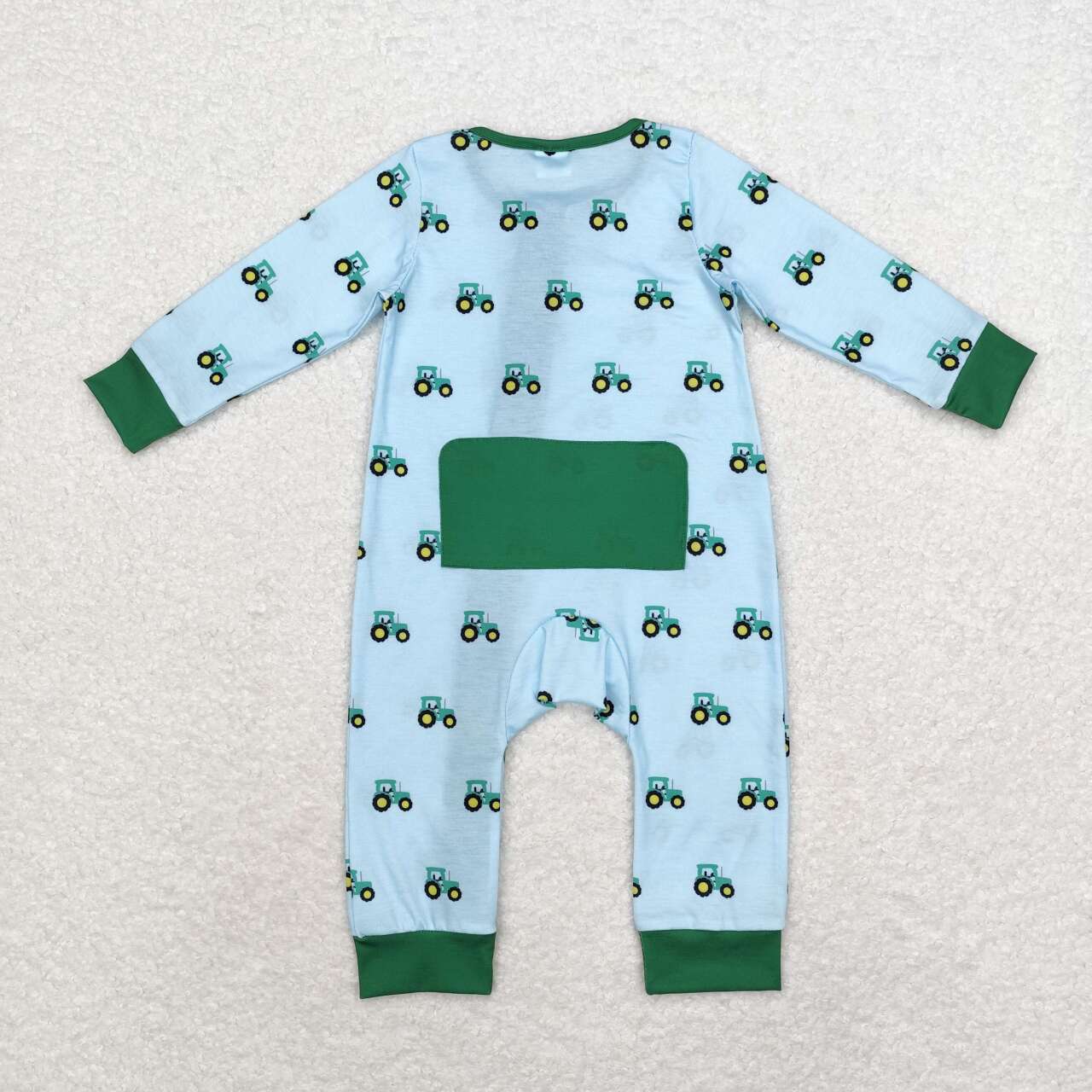 tractor print bamboo sleeper