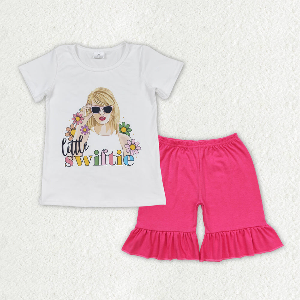 swiftie shorts set girls clothes
