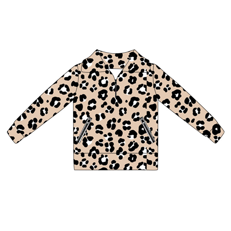 pre order baby girl long sleeve zipper pullover